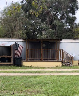 Backdoor and deck
