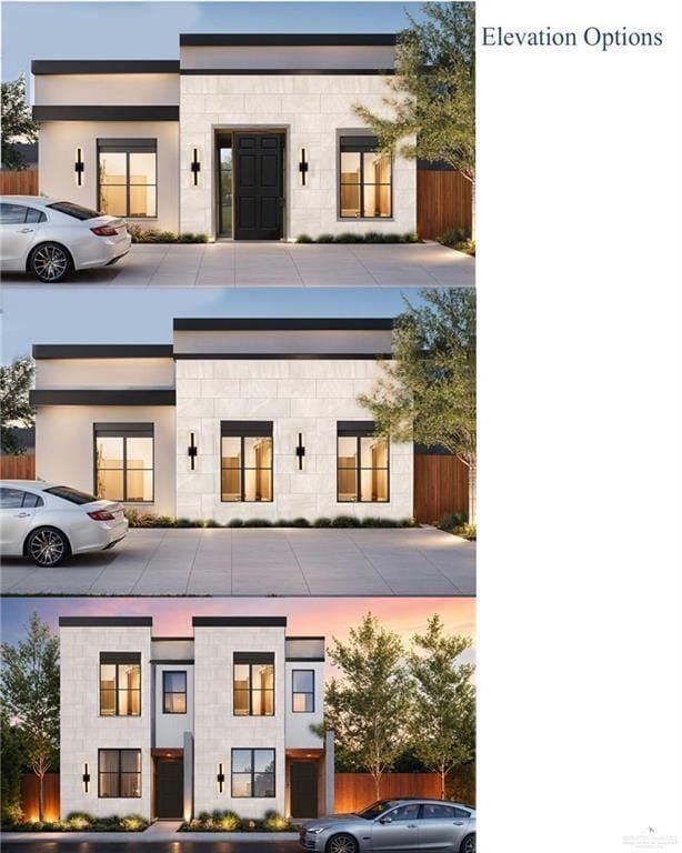 View of marketing collateral with multiple images