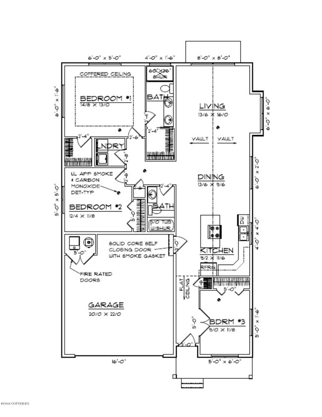 Ranch floor plan