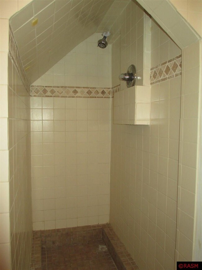 Walk in tile Shower