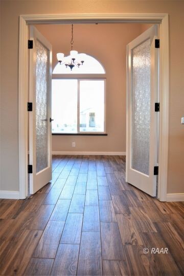 Double Door Entry into Office