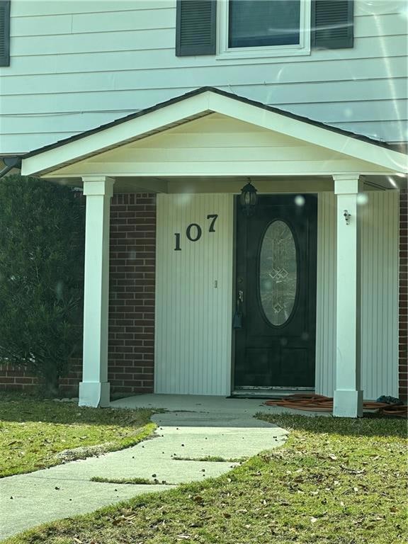 Close-up front door