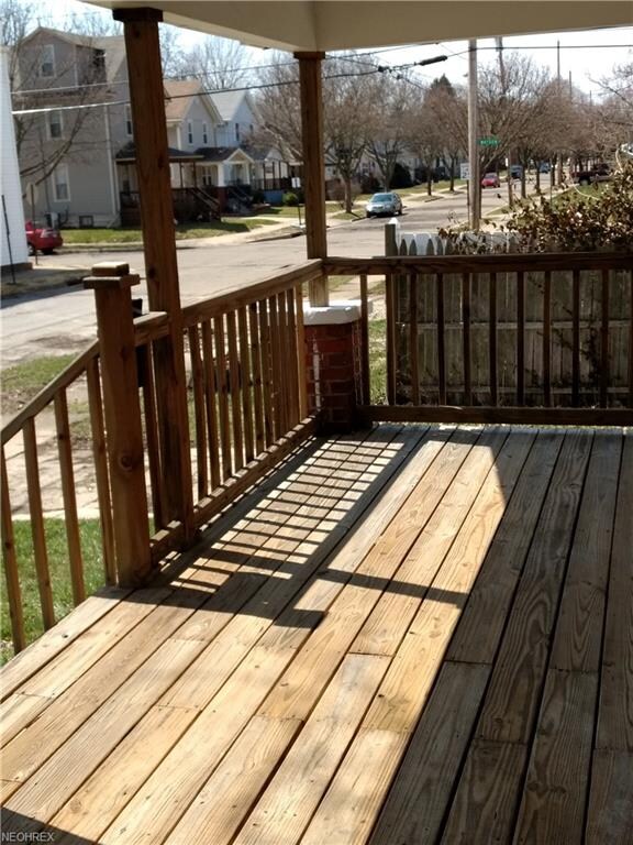 Front Porch with view of neighboring homes. There 