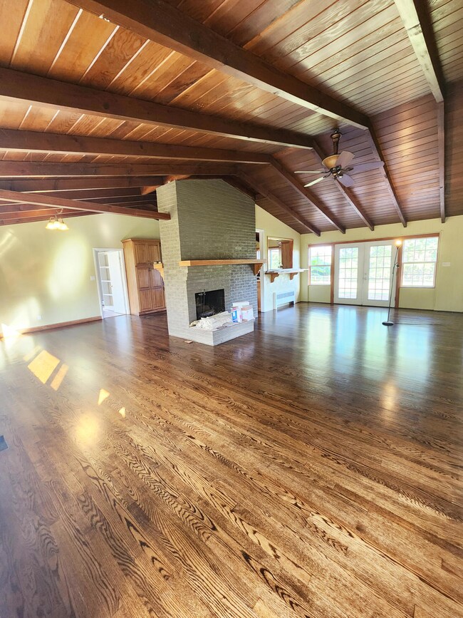 Gleaming Refinished Hardwood Floors