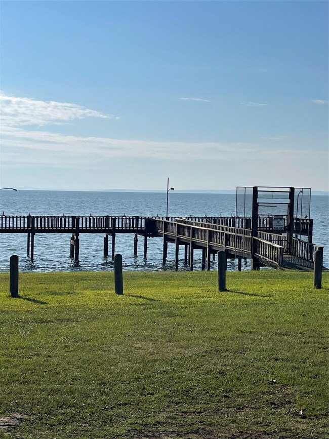 Neighborhood fishing pier