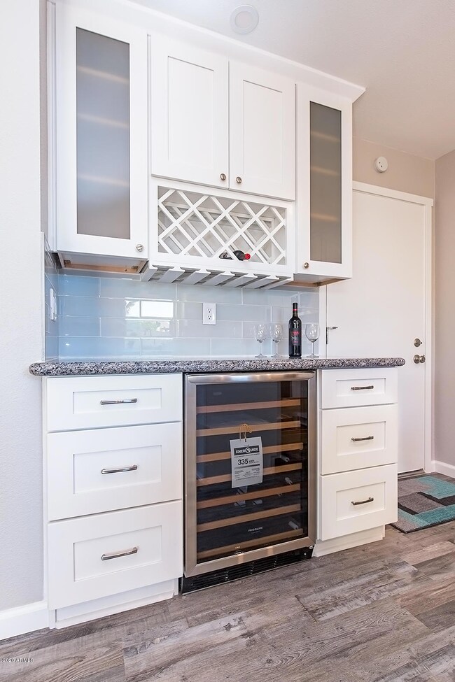 Beverage Fridge Wine Rack