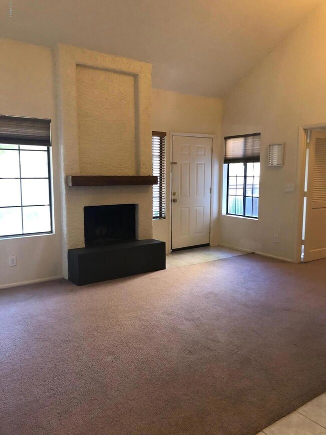 Mesquite fireplace living room