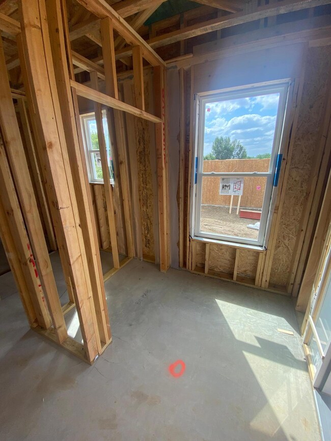 Entry with coat closet and room for a welcoming foyer.