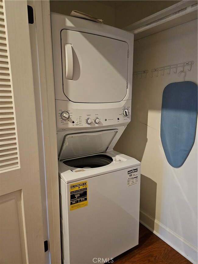 Washer & Dryer in the closet