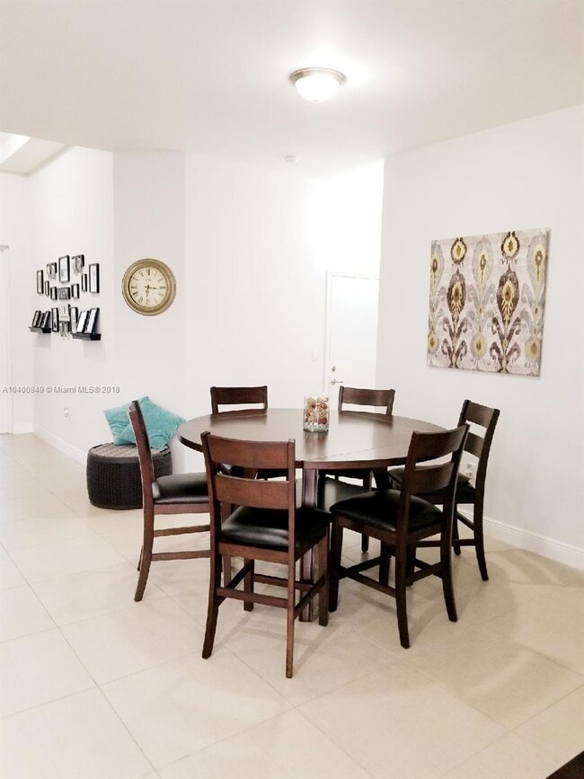 Dining Room area adjacent to the open kitchen.