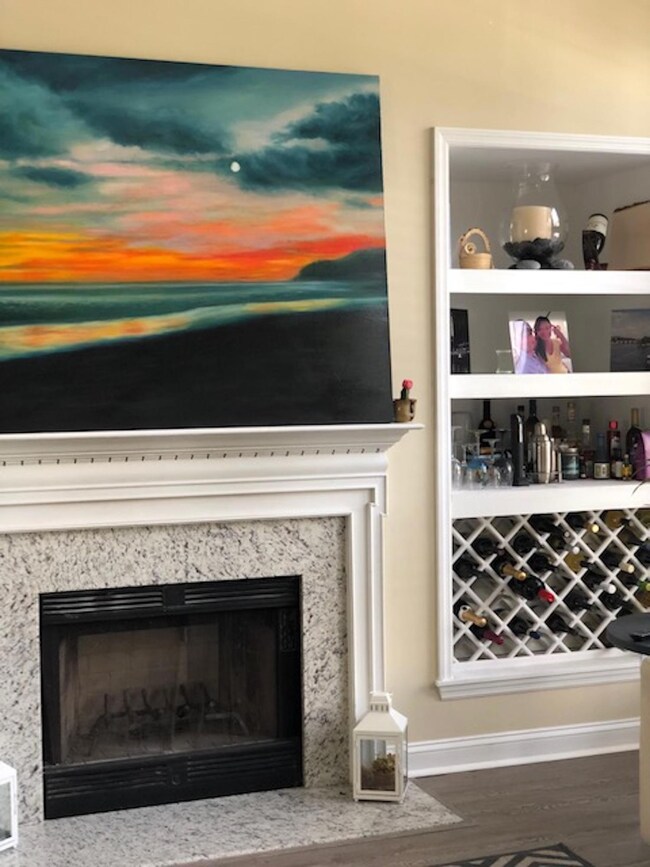 Built in with wine rack