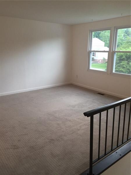The formal living room is a great place to enterta