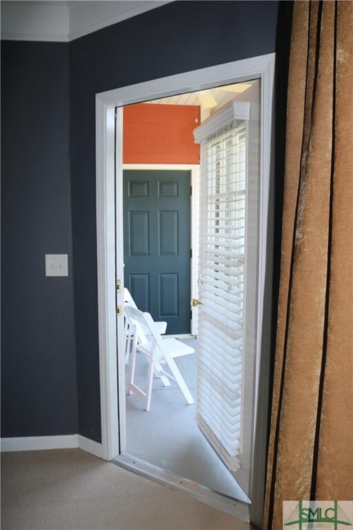 Screened porch has closet and overlooks tranquil t