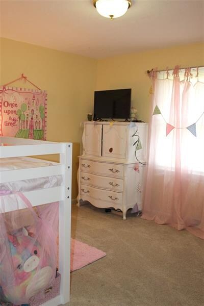 One of the secondary bedrooms