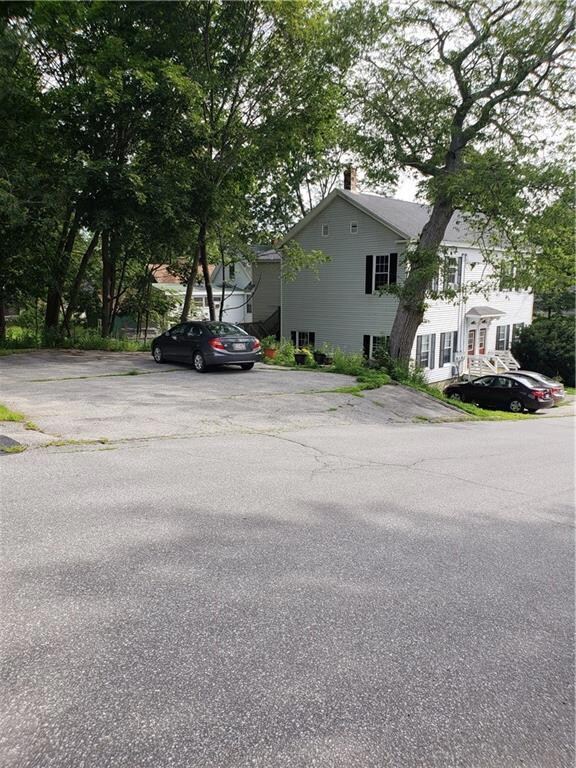 Separate private parking lot