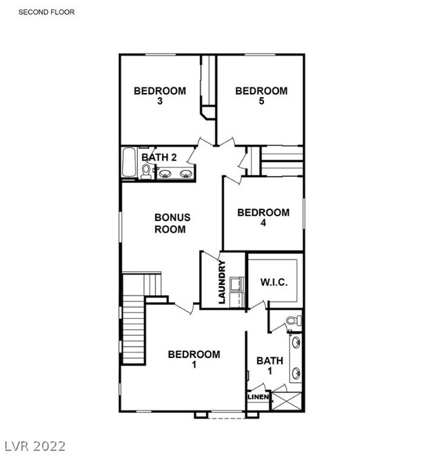 Floor Plan is representational only; actual home f
