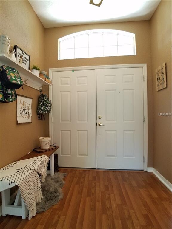 Foyer with window.