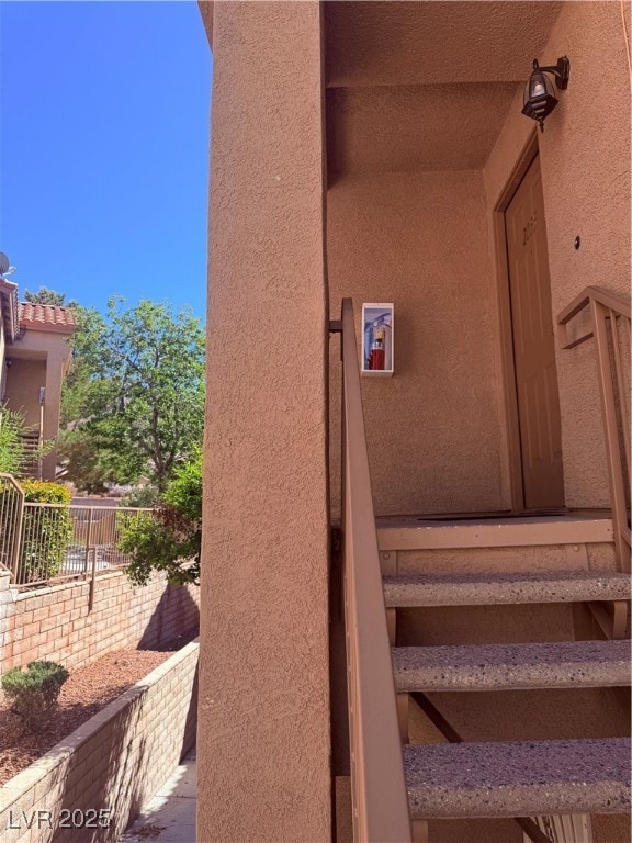 View of stairs