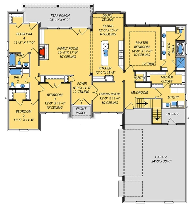 Spec Home 003 Floorplan