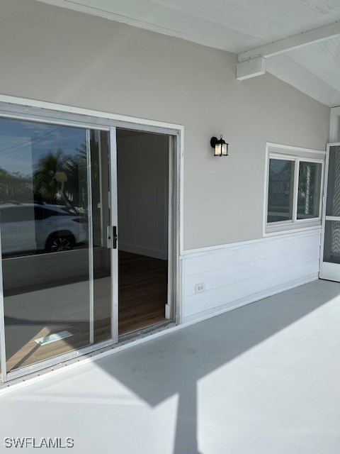 View of entrance to property