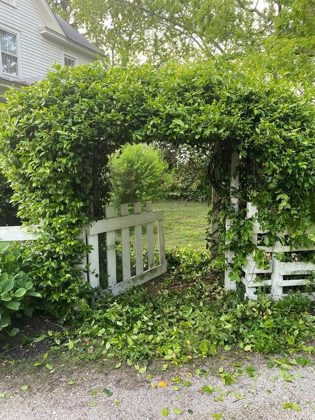 Walk thru to the front door of the home