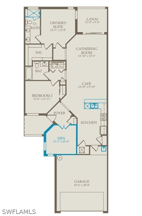 Floor plan with structurals