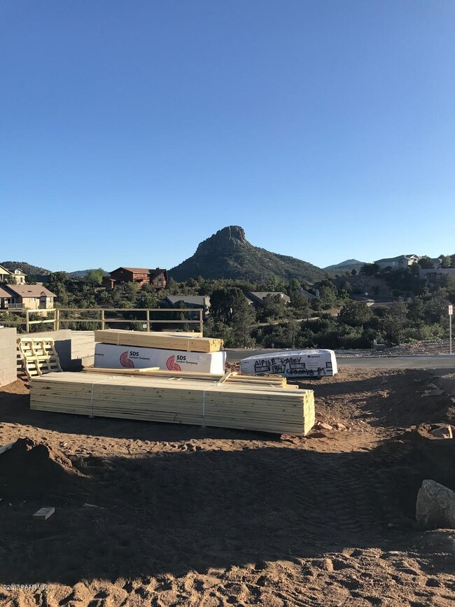 Thumb butte from courtyard