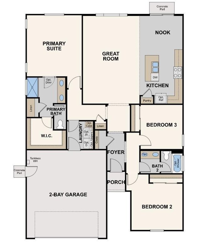 2330 N Filbert Ave, Floor Plan