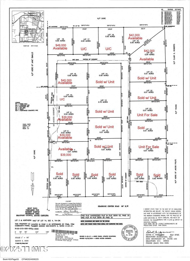 Plat-SeabrookLots2024