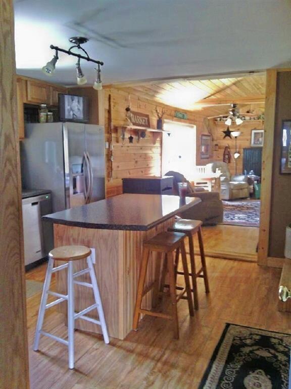 Breakfast bar in kitchen. Breakfast...