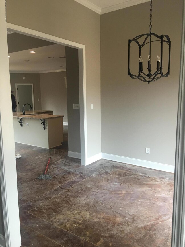 View from foyer thru to kitchen