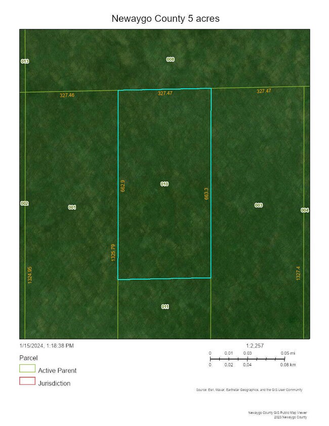 5 acres