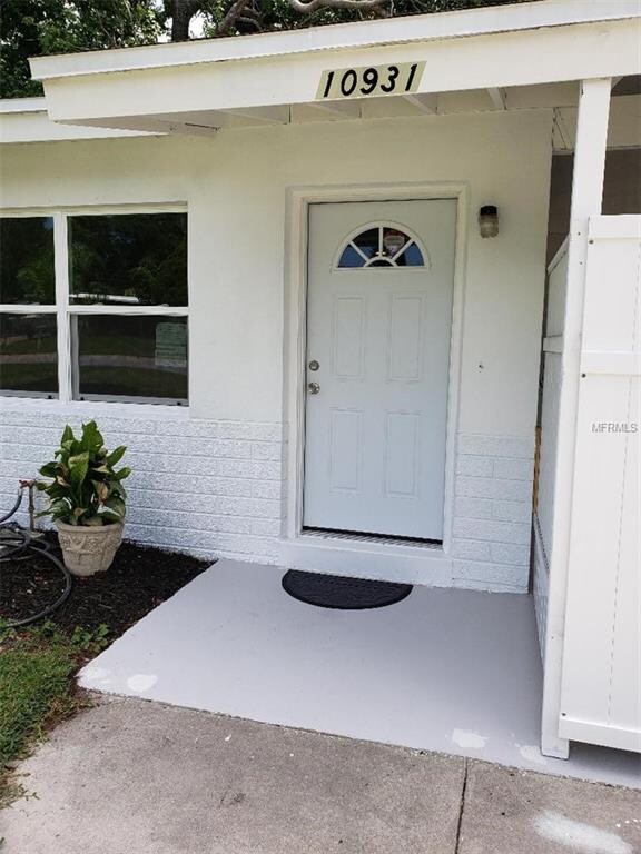 New front door entry