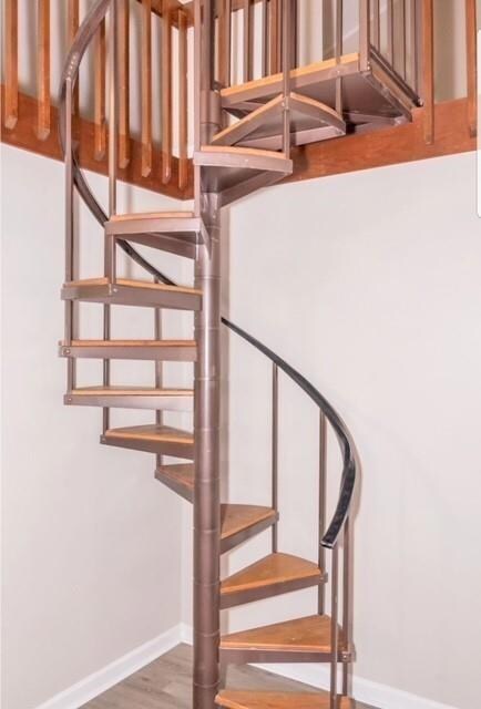 Spiral Staircase to Loft