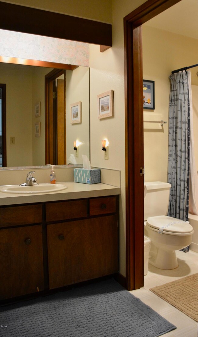 Full bath off kitchen