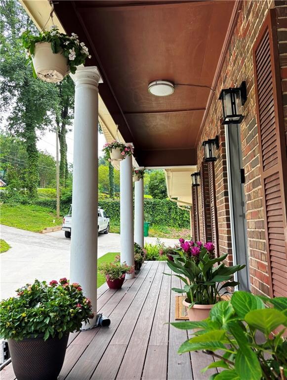 View of porch