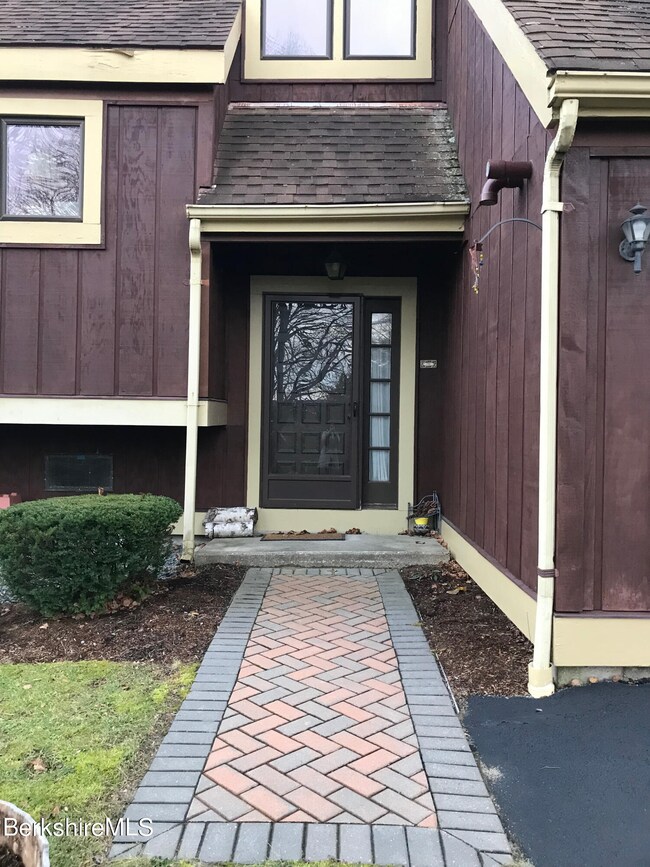 Brick walkway