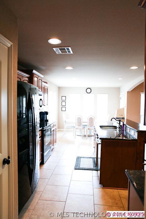 Side View of Kitchen to Eat in.