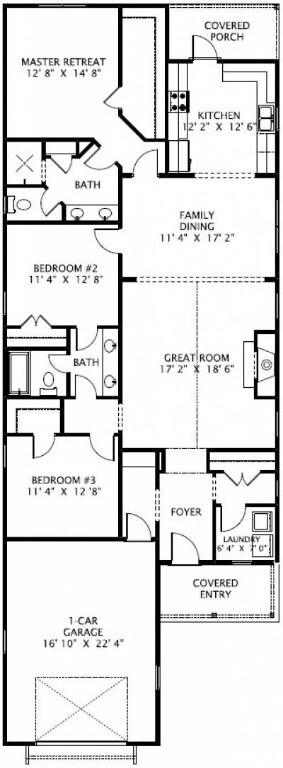Floor Plan - The Tucker Floor Plan by Holland Home