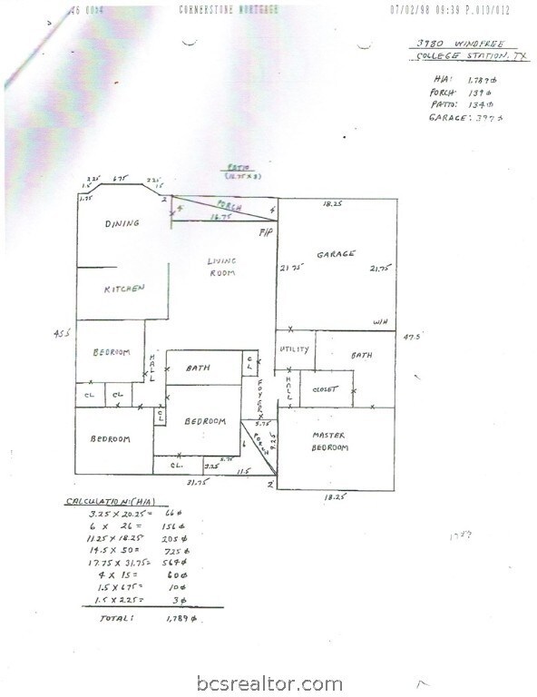 Drawing provided to show layout of home. Buyer to independently verify measurements of home, rooms, etc.