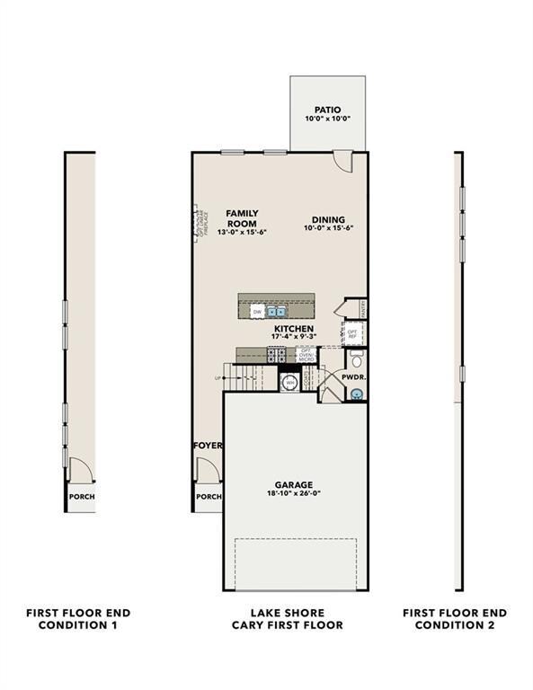 Fireplace Included in Family Room