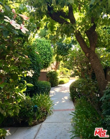 Lush landscaping