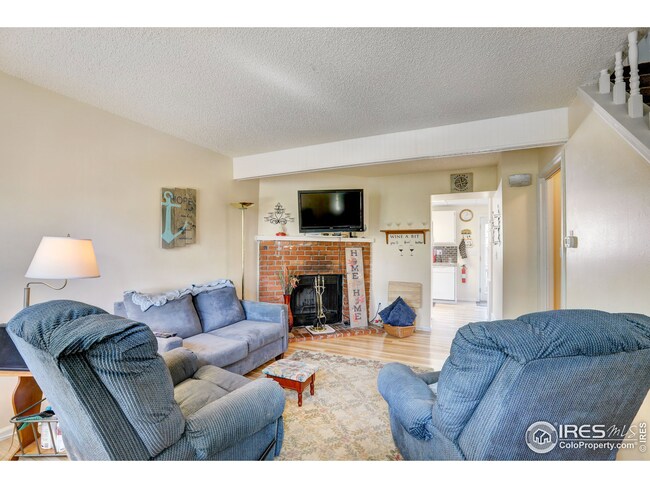 Living room view from front door