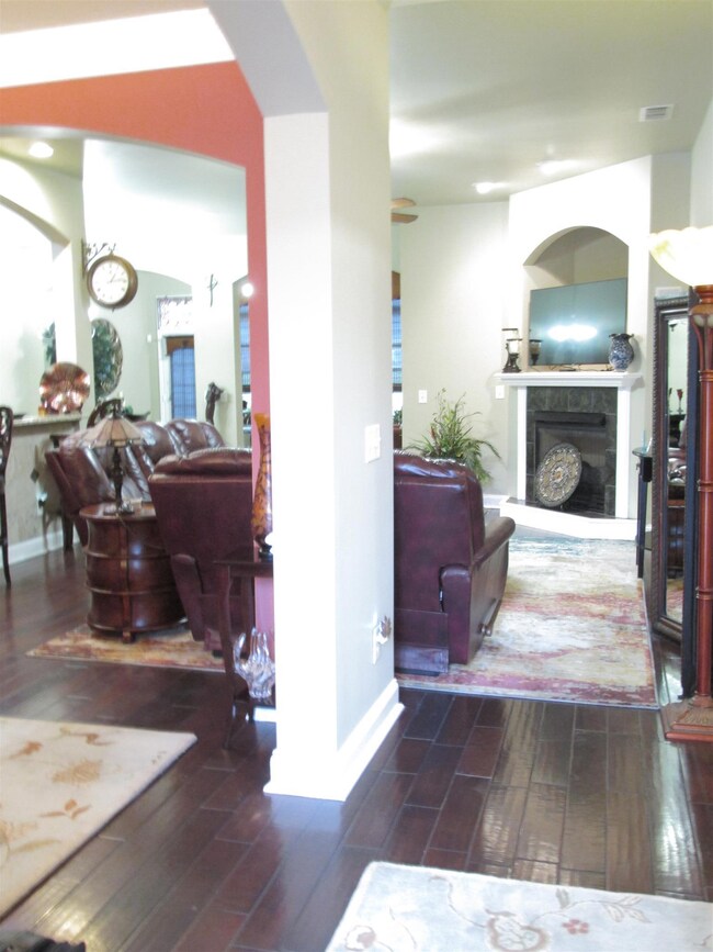 Step into the front door and see a very open floor plan w/beautiful hardwoods.