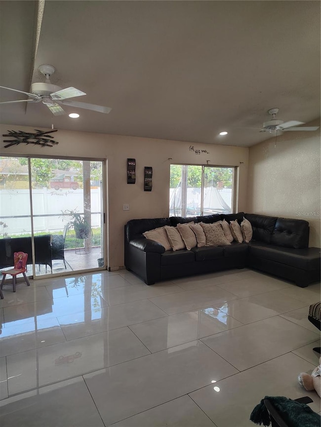 Living room from the hallway