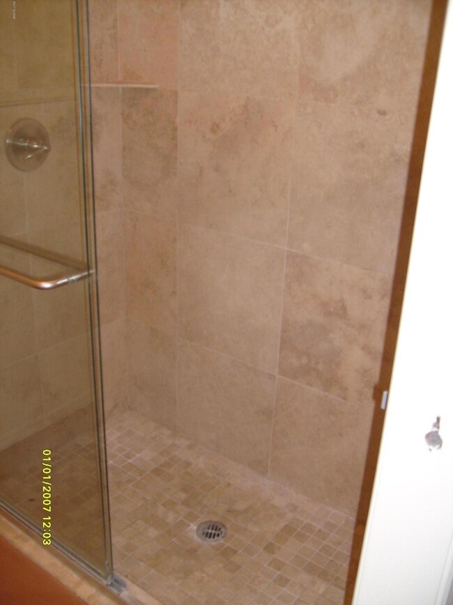 Travertine Shower
