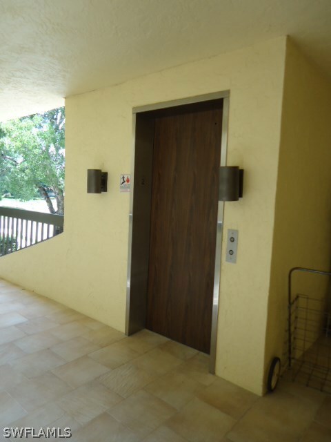 Elevator just steps away from your front door of t