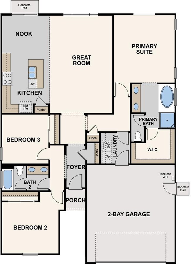 6683 E Berkeley Ave. Floorplan