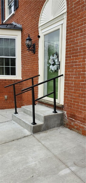 Newly finished front steps