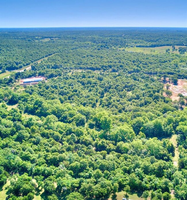 Drone / aerial view of a heavily wooded area